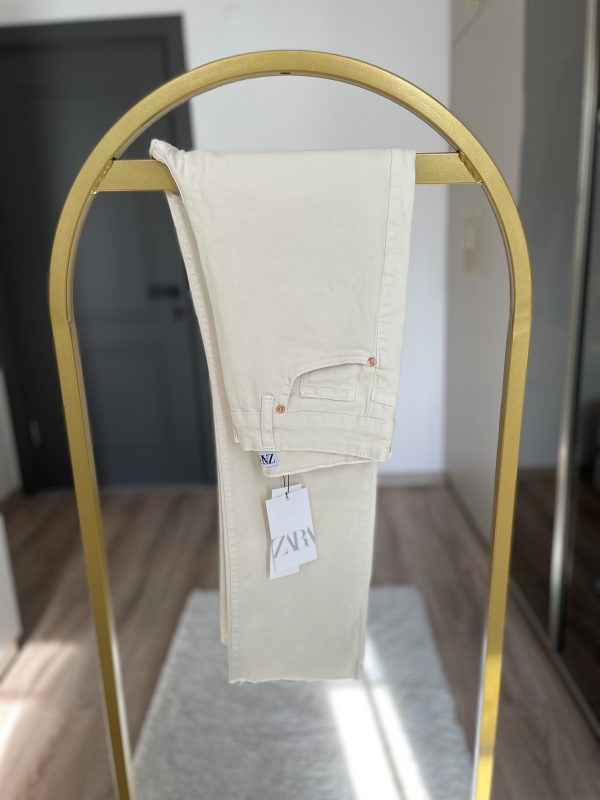 ZR BoyFit Jean Krem - Görsel 2