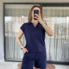 Oys Modal Şortlu Takım Lacivert - Görsel 4