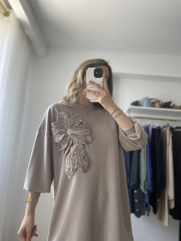 Gül Detay Luxury Takım Krem - Görsel 7