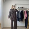 Gül Detay Luxury Takım Kahve - Görsel 9