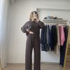 Gül Detay Luxury Takım Kahve - Görsel 7