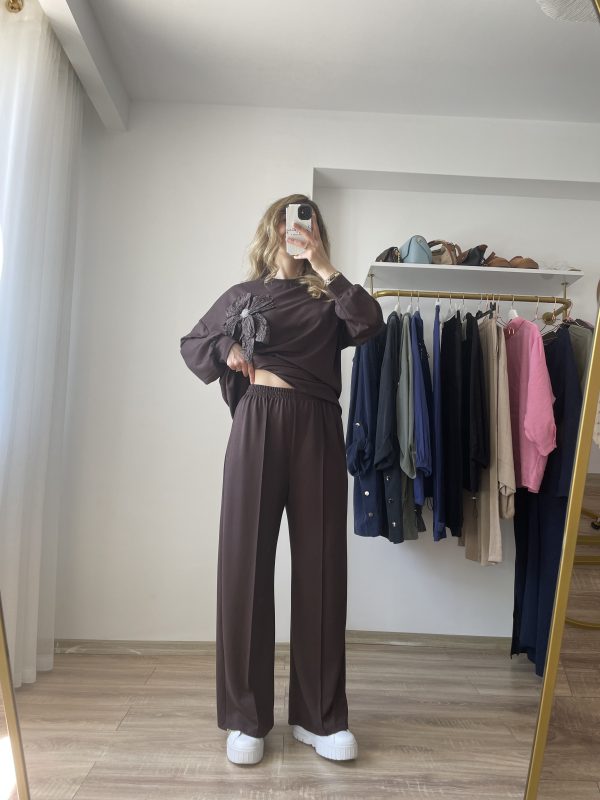 Gül Detay Luxury Takım Kahve - Görsel 7