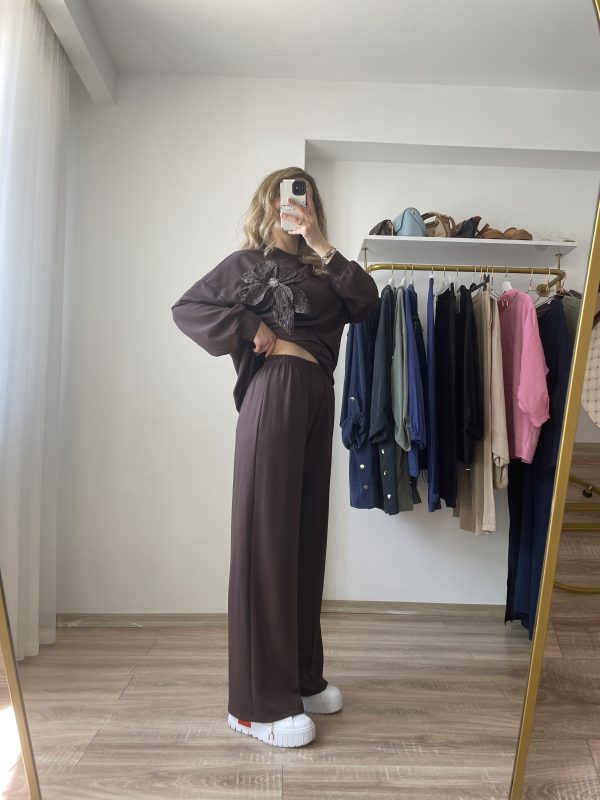 Gül Detay Luxury Takım Kahve - Görsel 8
