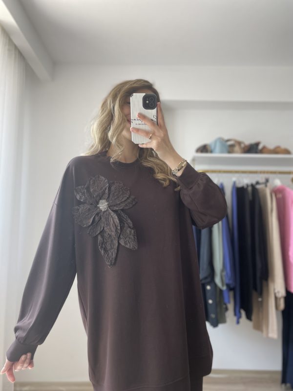 Gül Detay Luxury Takım Kahve - Görsel 2