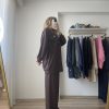 Gül Detay Luxury Takım Kahve - Görsel 3