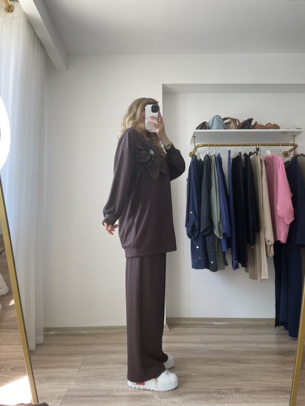 Gül Detay Luxury Takım Kahve - Görsel 3