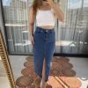 ZR Denim Etek Orta Mavi - Görsel 2