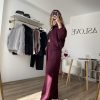 Soft Touch Modal Takım Bordo - Görsel 8