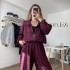 Soft Touch Modal Takım Bordo - Görsel 5