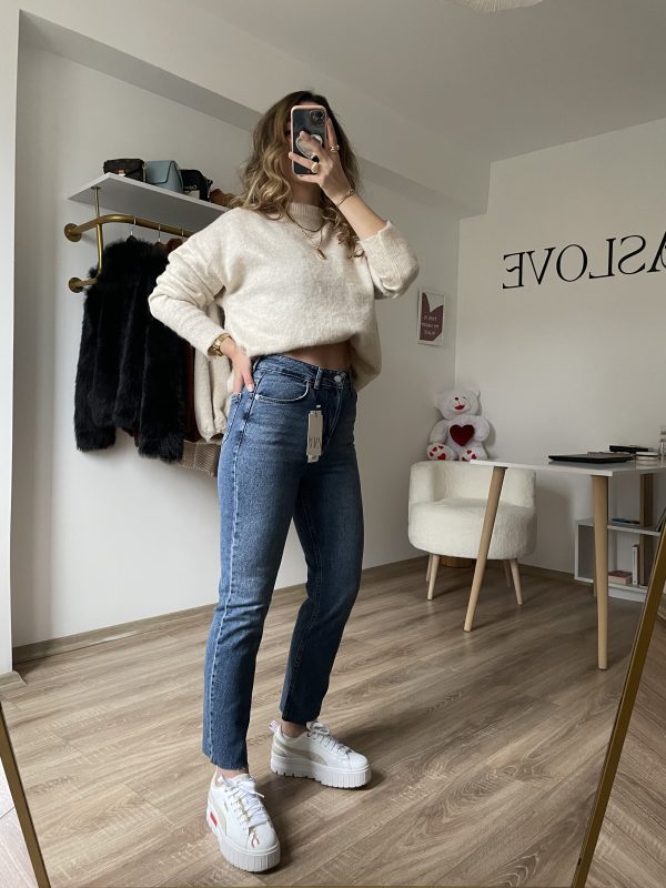 ZR BoyFit Jean Orta Mavi