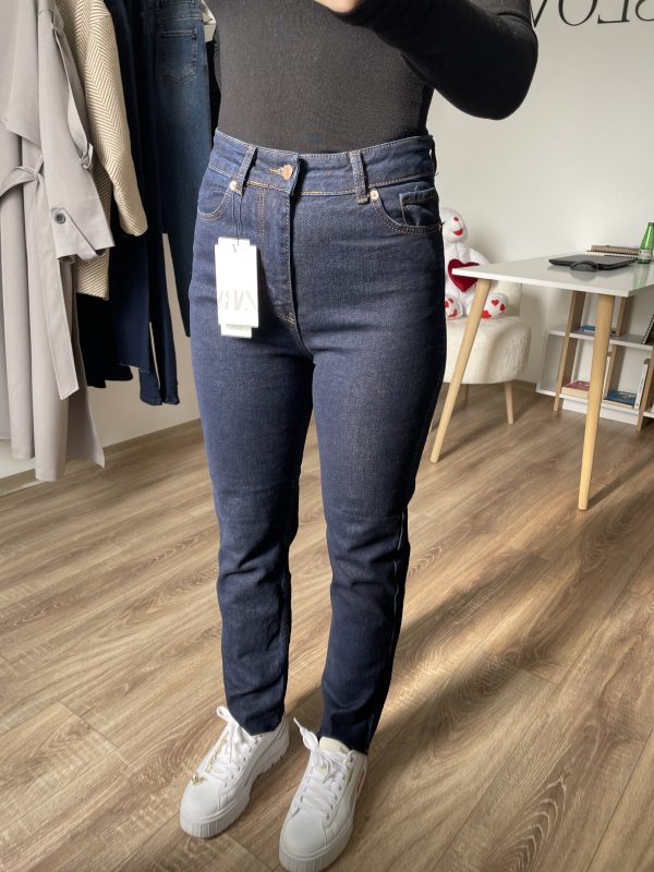 ZR Boyfit Jean Koyu Lacivert - Görsel 5