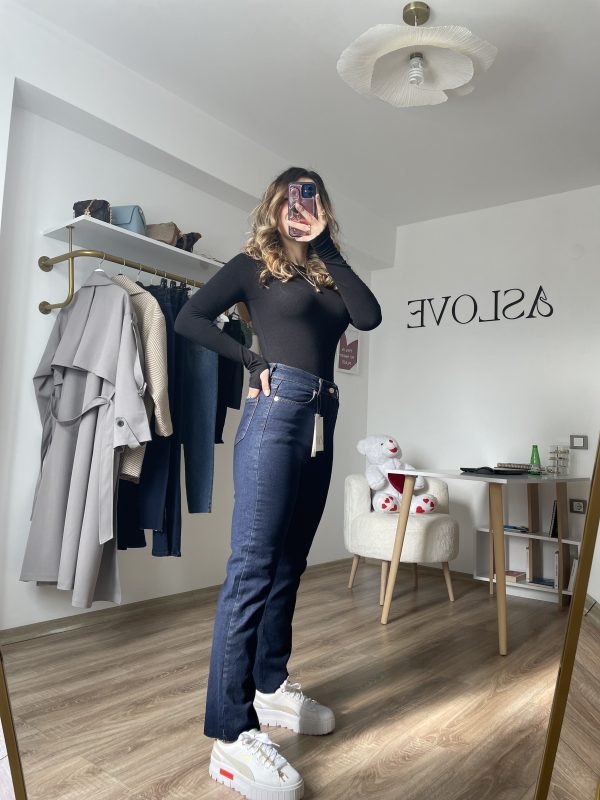 ZR Boyfit Jean Koyu Lacivert - Görsel 2