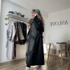 Premium Oversize Trençkot Siyah - Görsel 7