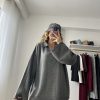 Relax Polo Yaka Triko Takım Koyu Gri - Görsel 8