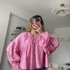 Özel Seri Tasarım Bluz Pembe - Görsel 5