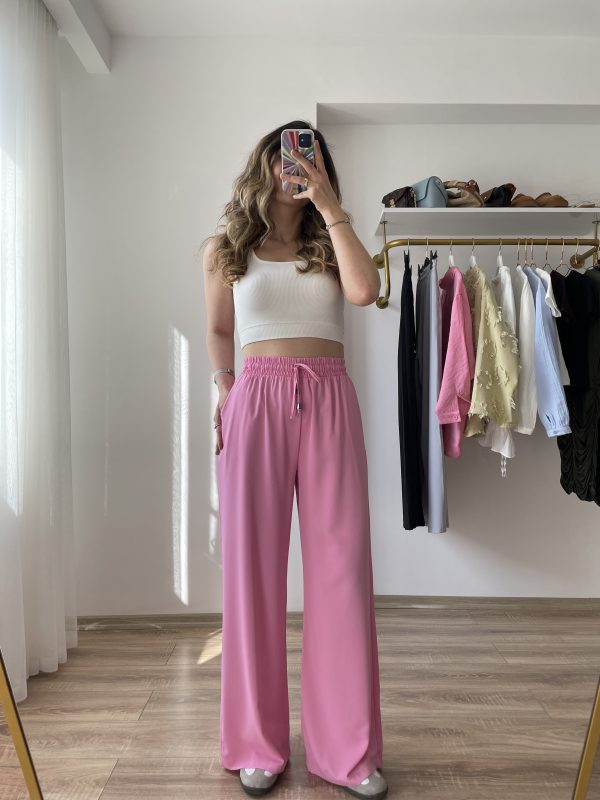 Tensel Pantolon Pembe - Görsel 6