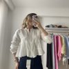 Tasarım Müslin Bluz Beyaz - Görsel 13