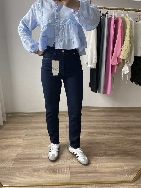 ZR Boyfit Jean Koyu Lacivert - Görsel 8