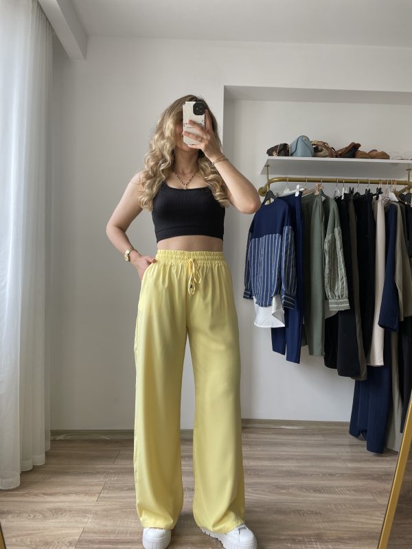 Tensel Pantolon Sarı - Görsel 8